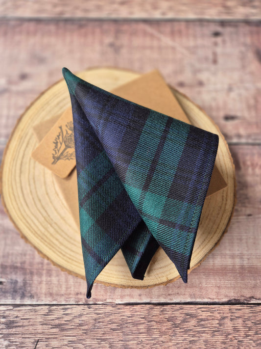 Black Watch Tartan Pocket Square