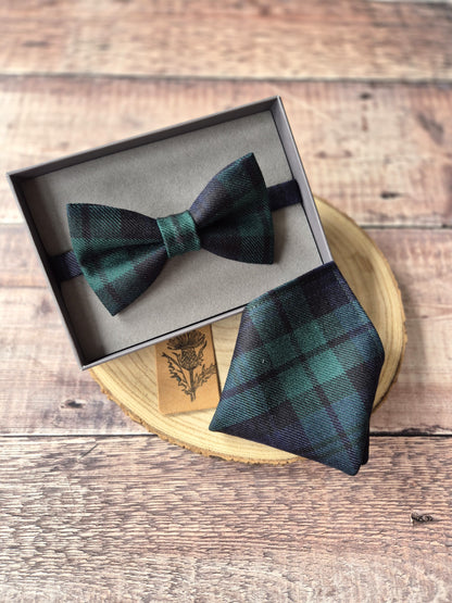 Black Watch Tartan Bow Tie