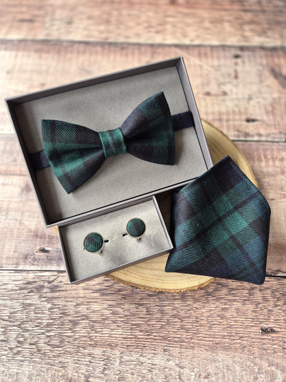 Black Watch Tartan Bow Tie