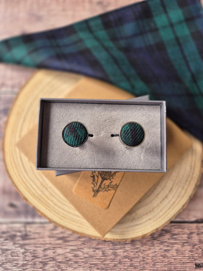 Black Watch Tartan Cufflinks