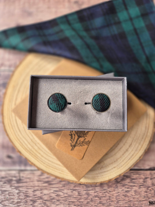 Black Watch Tartan Cufflinks