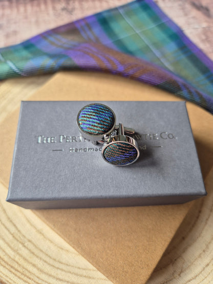 Isle of Skye Tartan Cufflinks