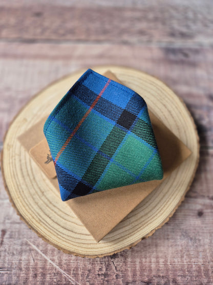 Flower of Scotland Tartan Pocket Square