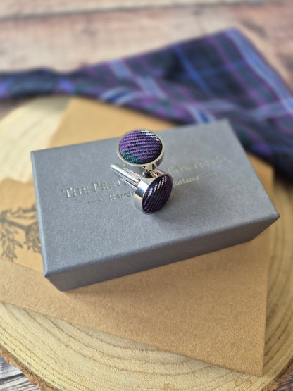 Scotland Forever Tartan Cufflinks