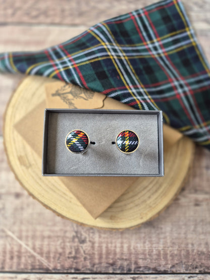 Custom Tartan Cufflinks
