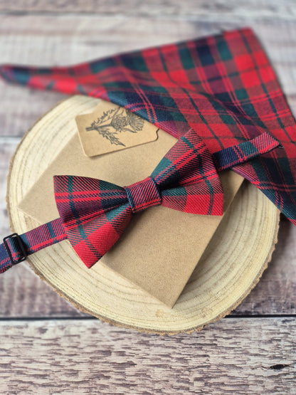 Custom Scottish Tartan Bow Tie