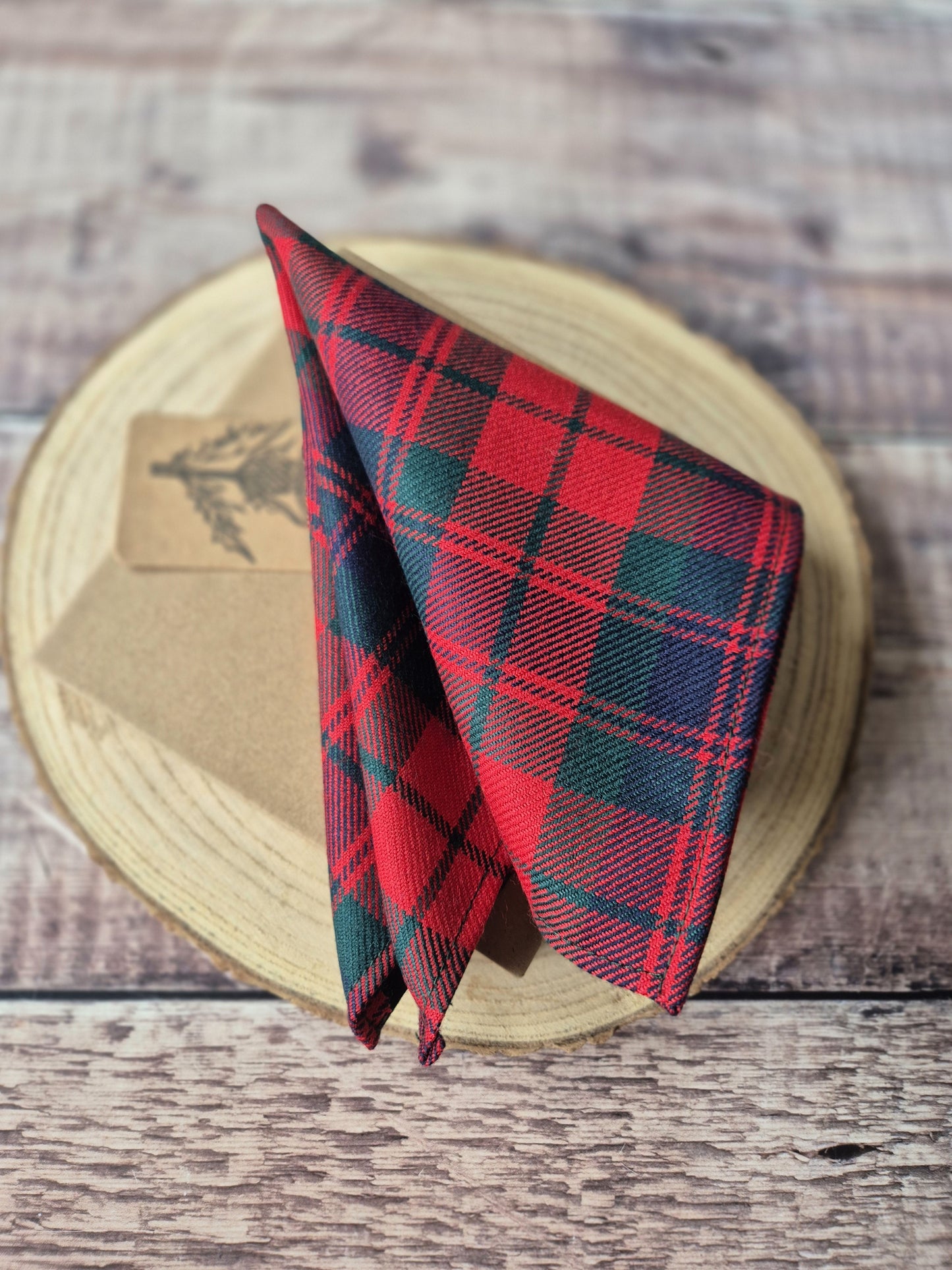 Custom Tartan Pocket Square