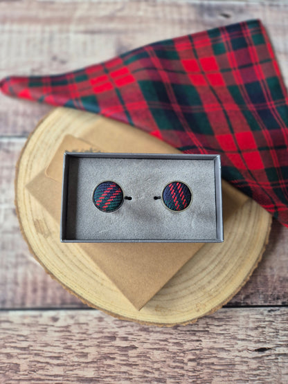 Fraser Tartan Cufflinks