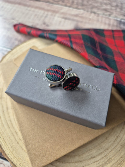Fraser Tartan Cufflinks
