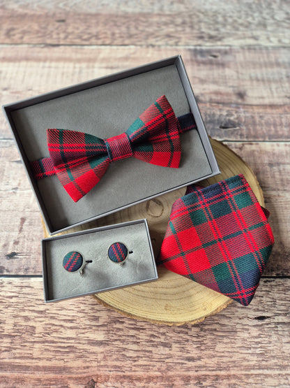 Fraser Tartan Bow Tie