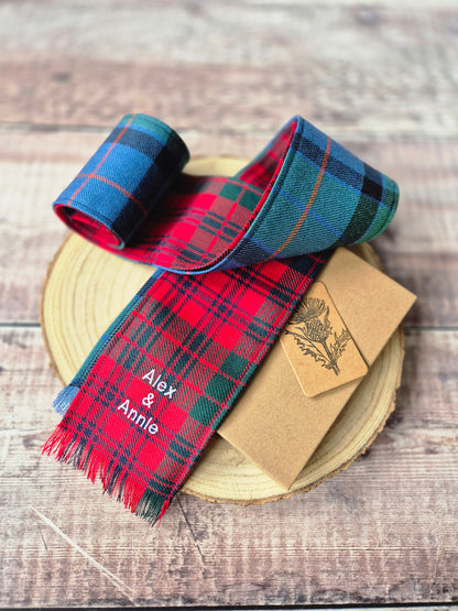 Custom Scottish Tartan Handfasting