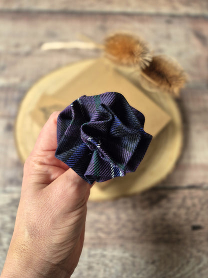 Scotland Forever Tartan Flower Brooch