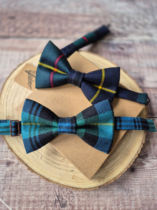 Custom Scottish Tartan Bow Tie