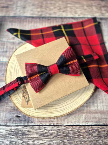 Wallace Tartan Bow Tie
