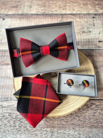 Wallace Tartan Bow Tie