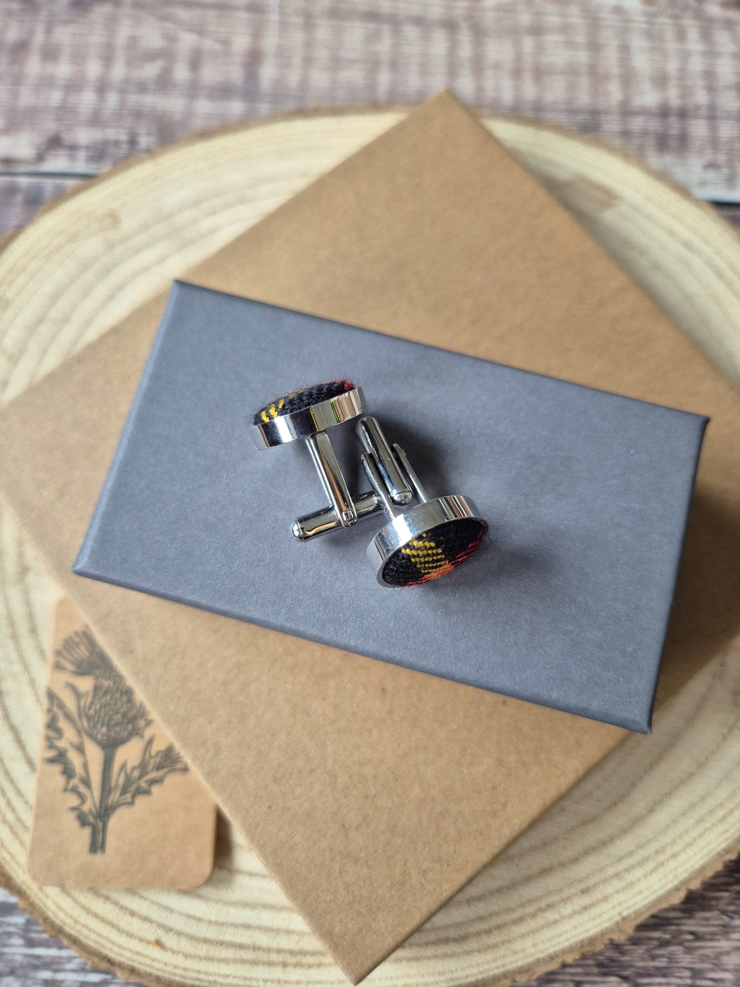 Wallace Tartan Cufflinks