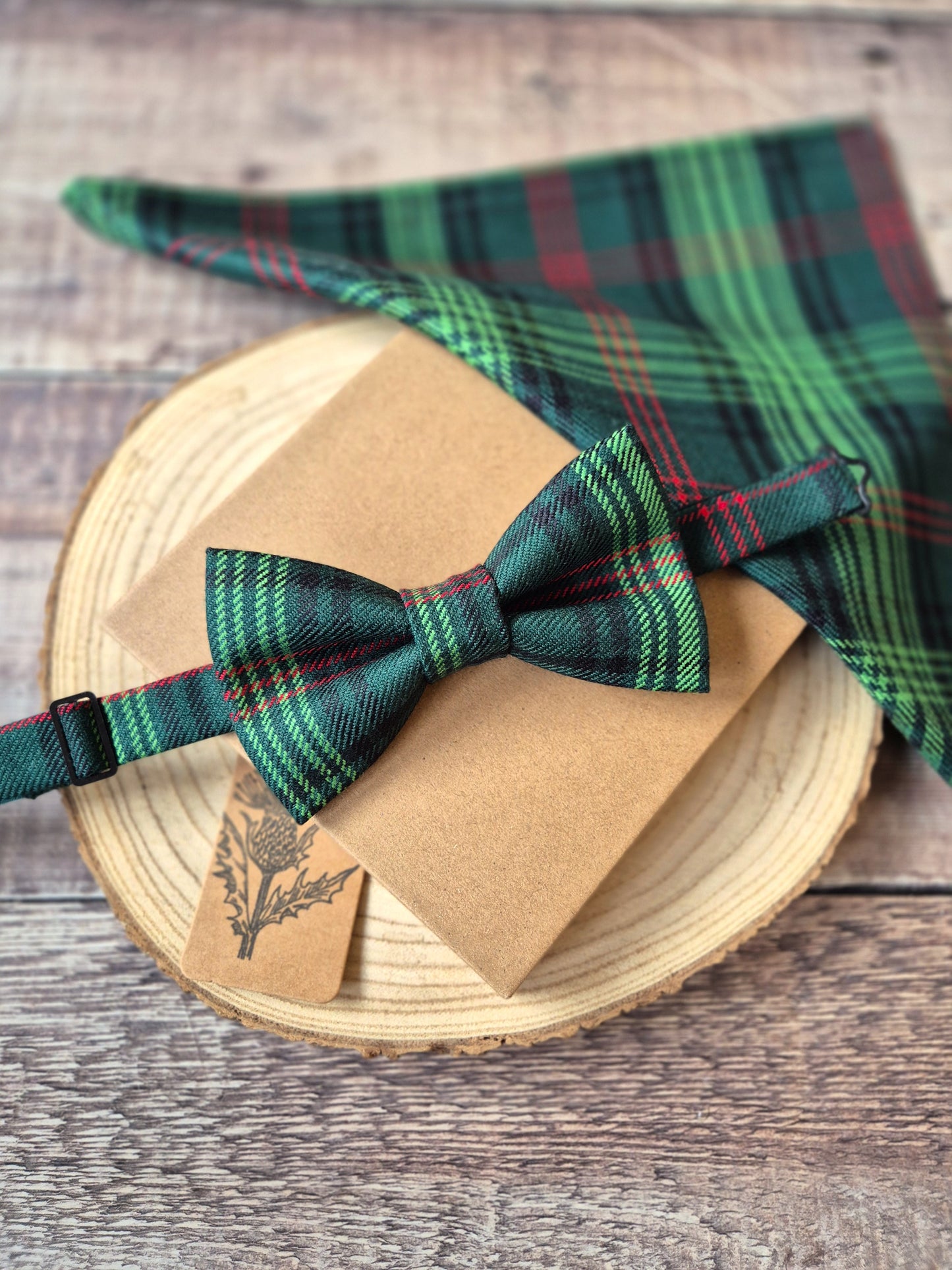 Ross Tartan Bow Tie