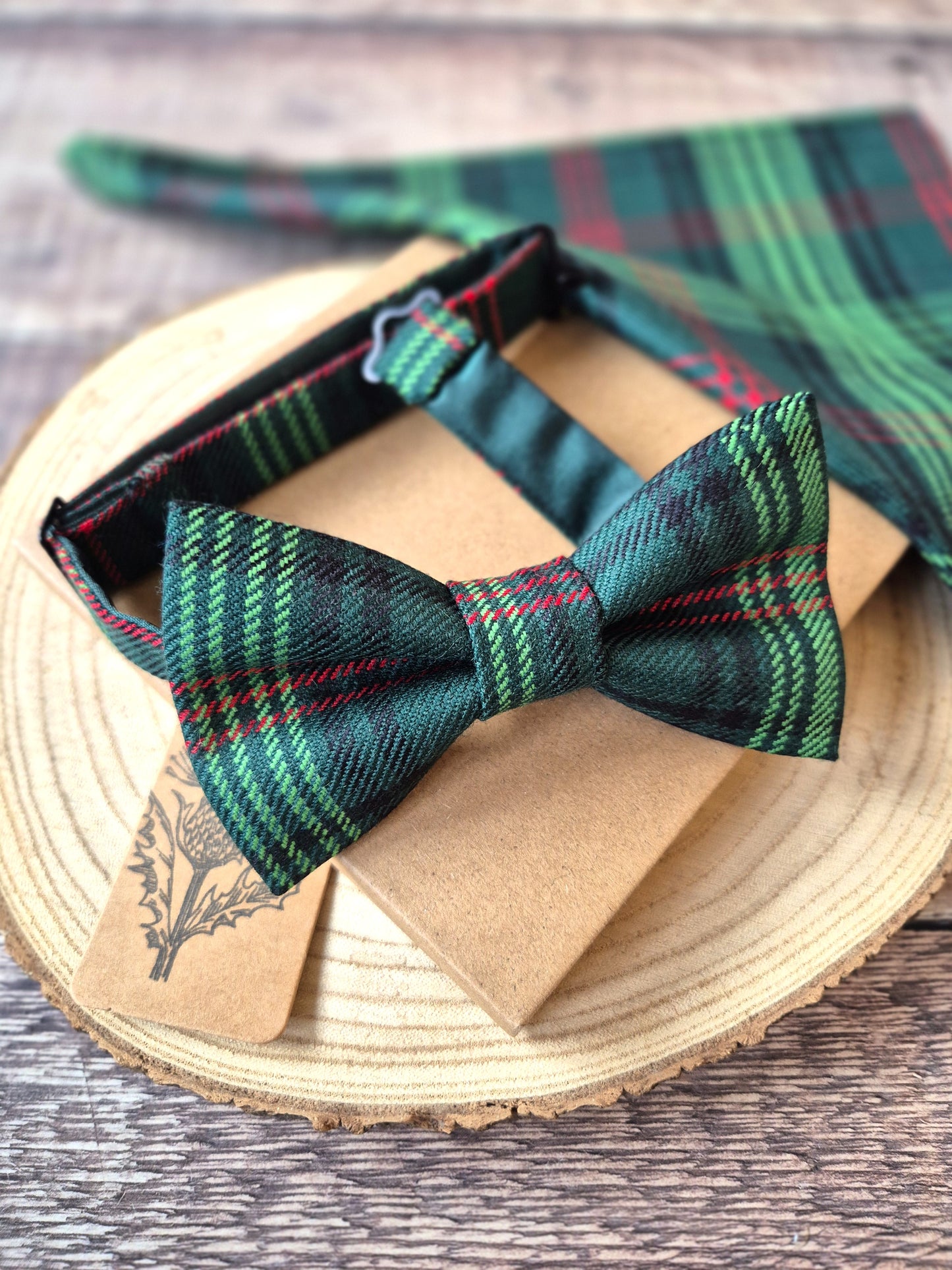 Ross Tartan Bow Tie
