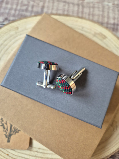 Ross Tartan Cufflinks