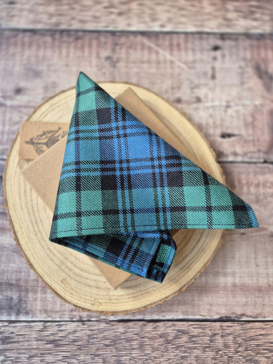 Black Watch Ancient Tartan Pocket Square