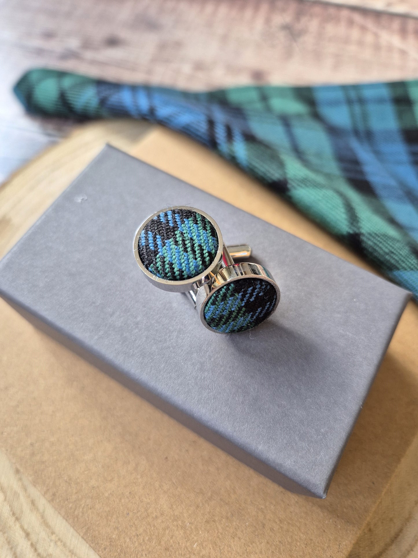 Black Watch Ancient Tartan Cufflinks