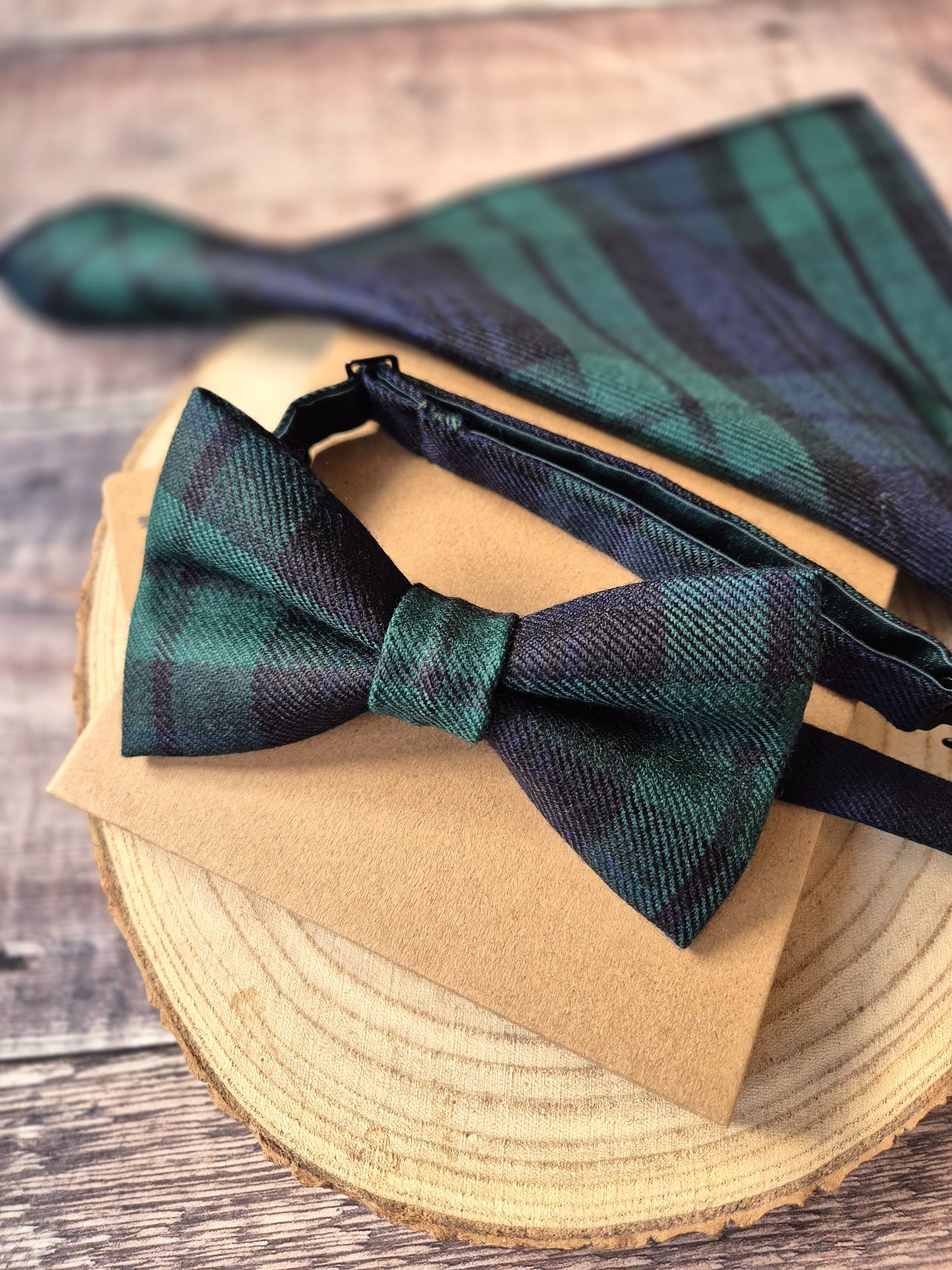Black Watch Tartan Bow Tie