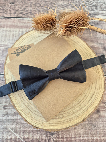 Black Bow tie Personalised