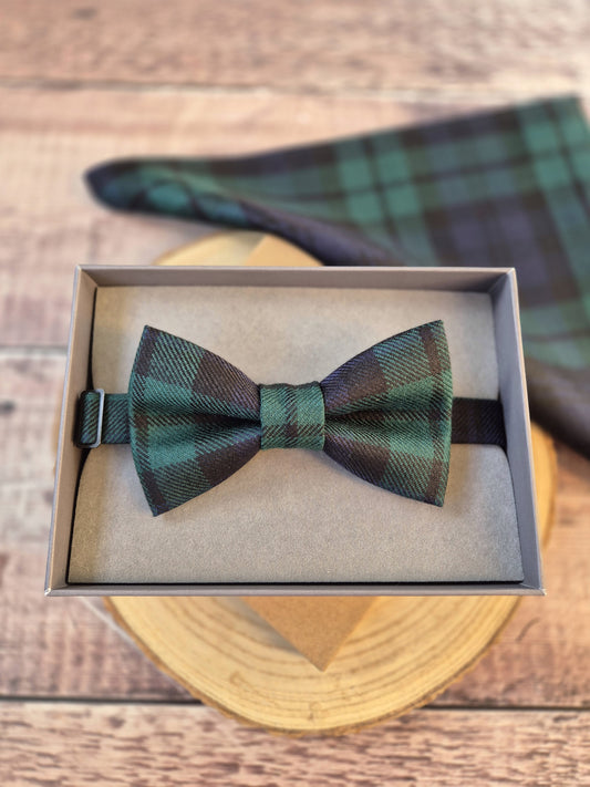 Black Watch Tartan Bow Tie