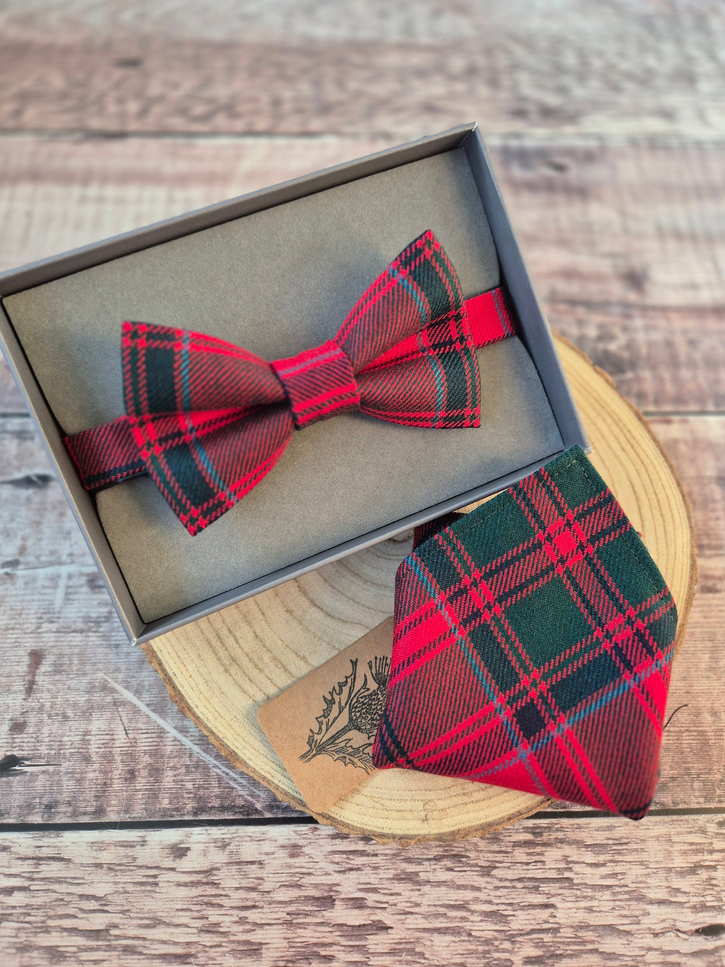 Grant Tartan Bow Tie