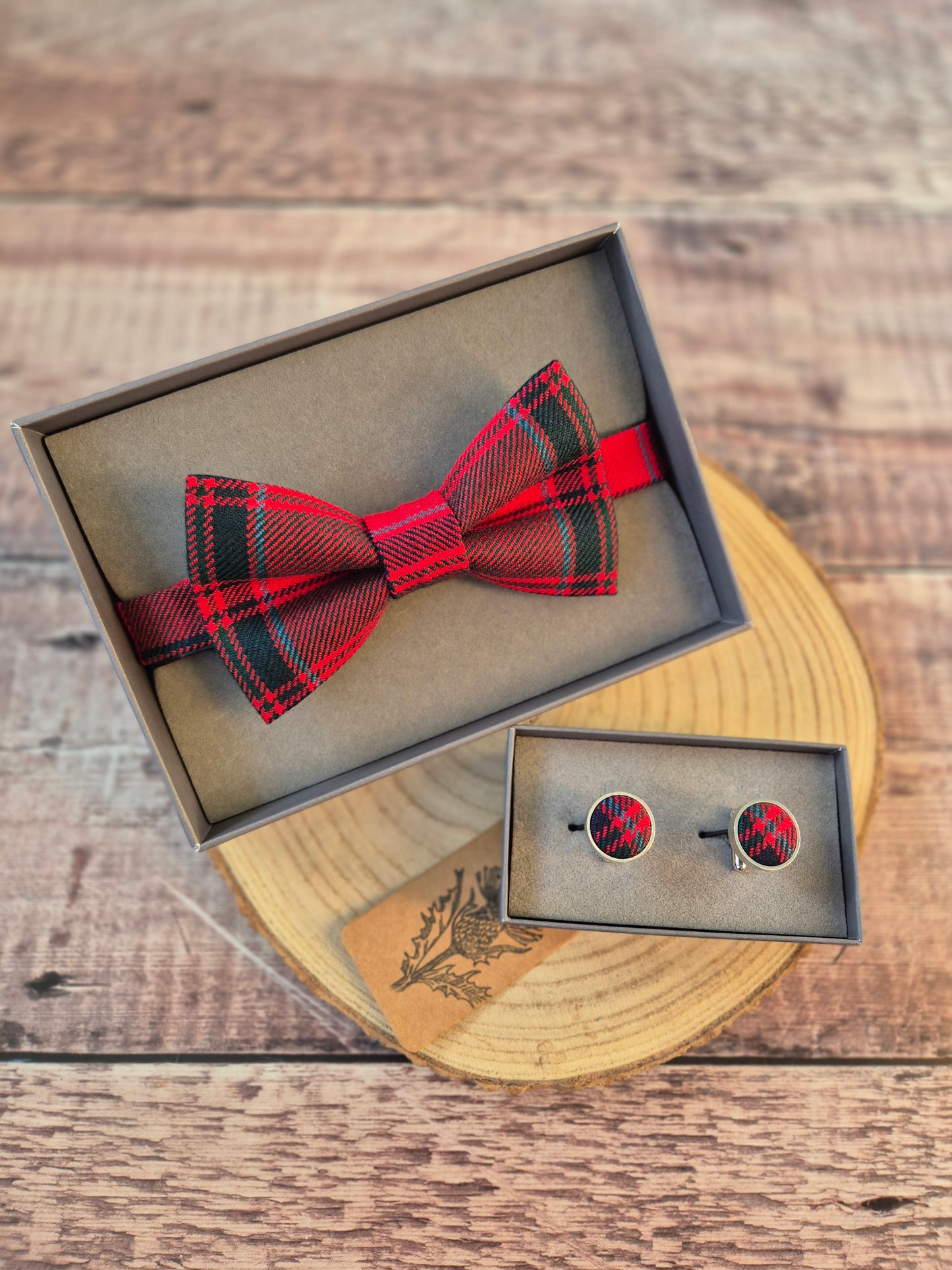 Grant Tartan Bow Tie