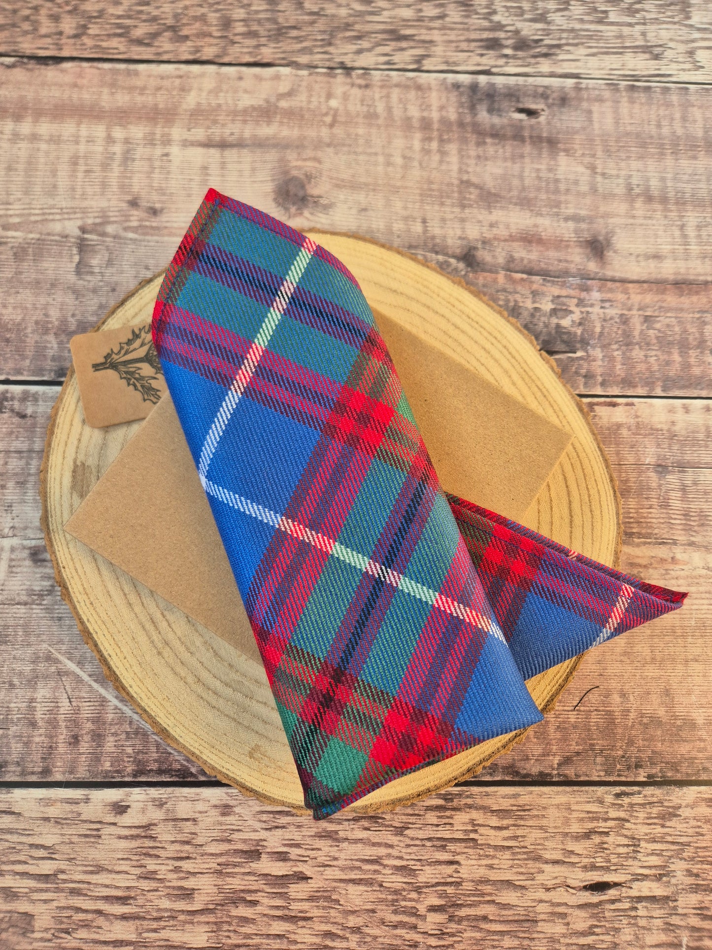 Edinburgh Tartan Pocket Square