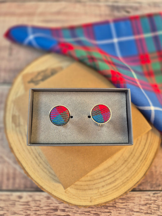 Edinburgh Tartan Cufflinks