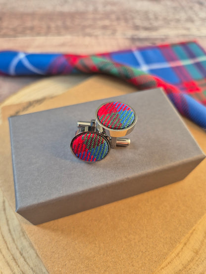 Edinburgh Tartan Cufflinks