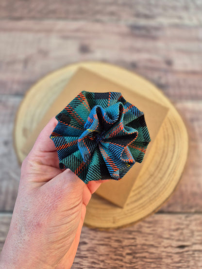 Cameron Tartan Flower Brooch