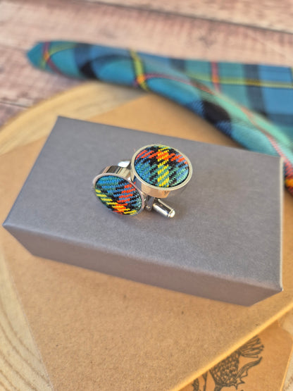 MacLeod Tartan Cufflinks