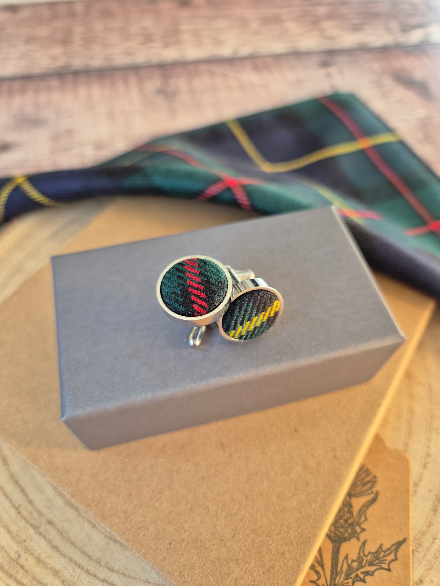 MacLeod Tartan Cufflinks
