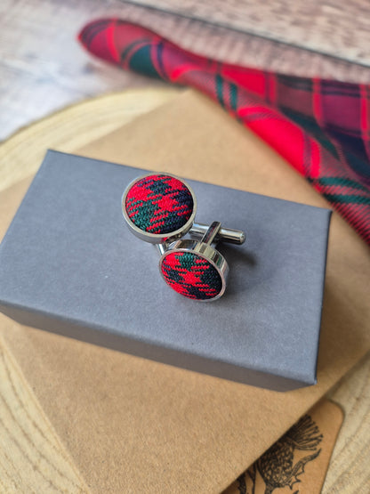 Robertson Tartan Cufflinks