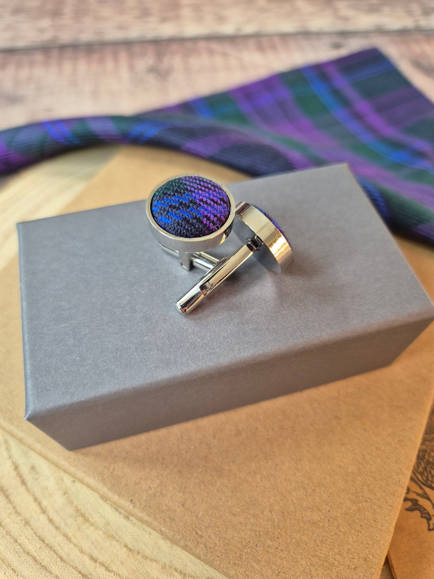 Spirit Of Scotland Tartan Cufflinks