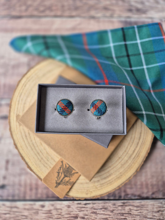 Duncan Tartan Cufflinks