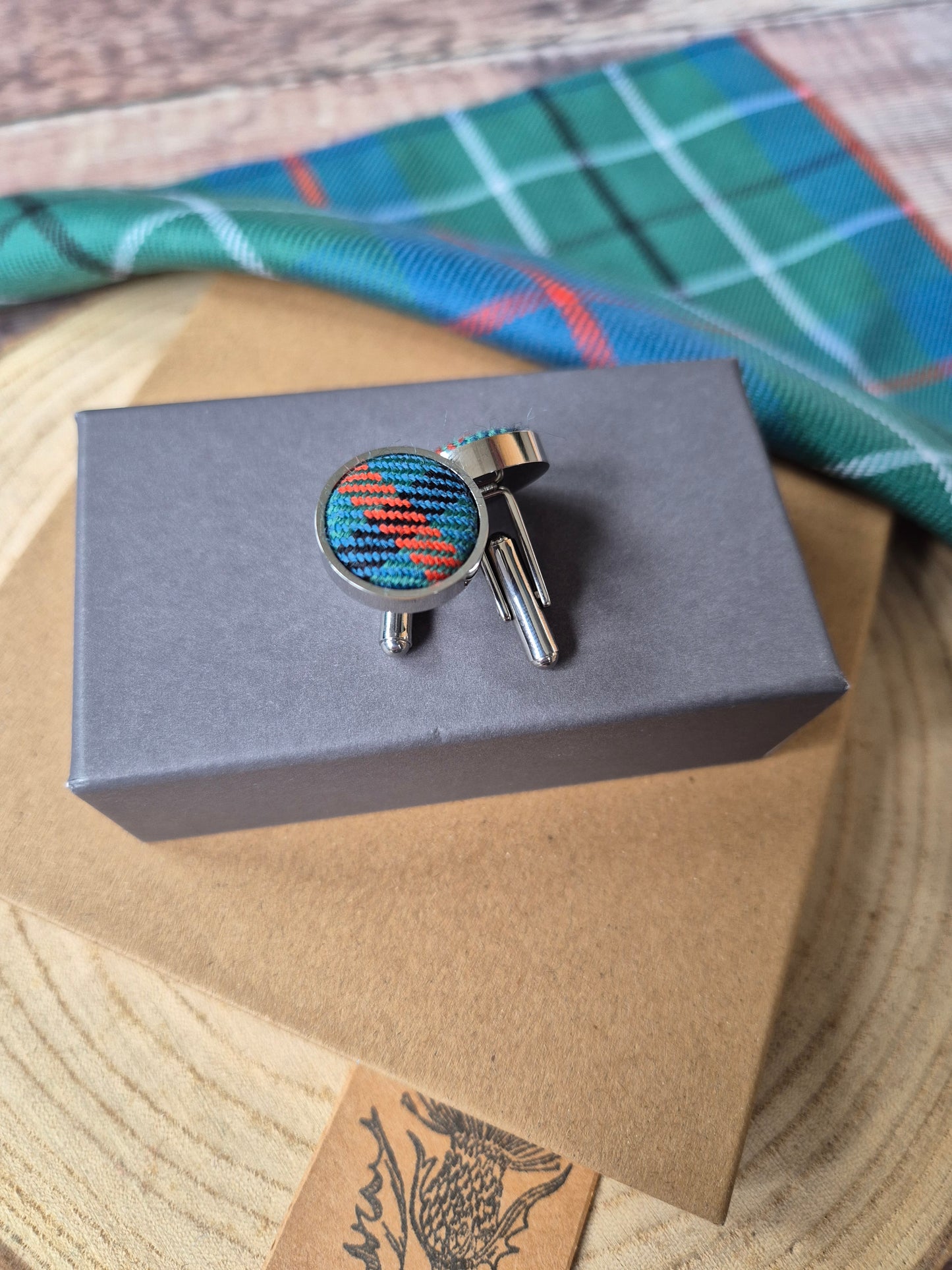 Duncan Tartan Cufflinks