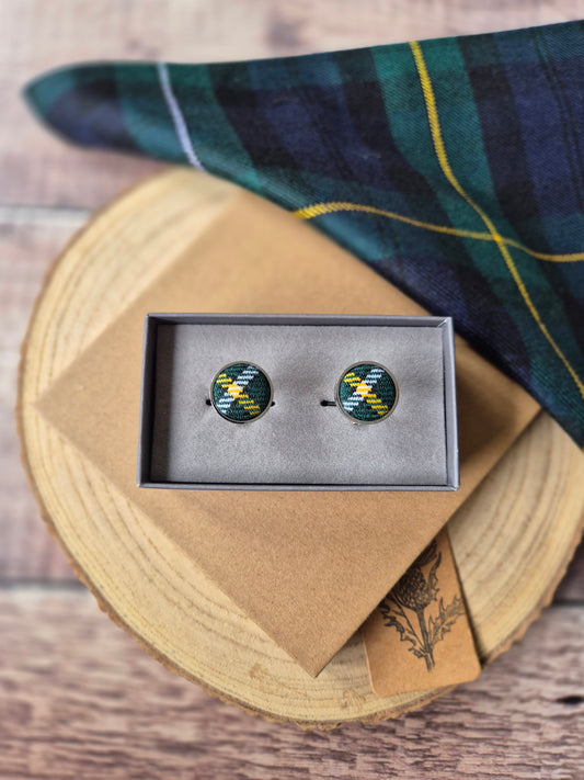 Campbell Of Loudoun Tartan Cufflinks