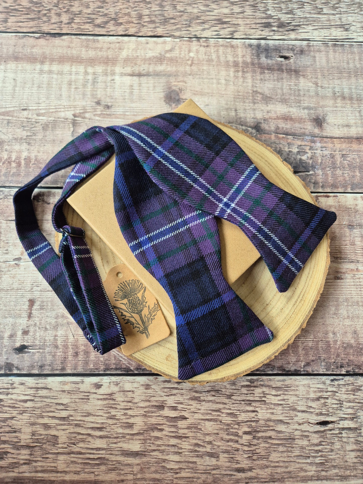 Scotland Forever Tartan Self-Tie Bowtie