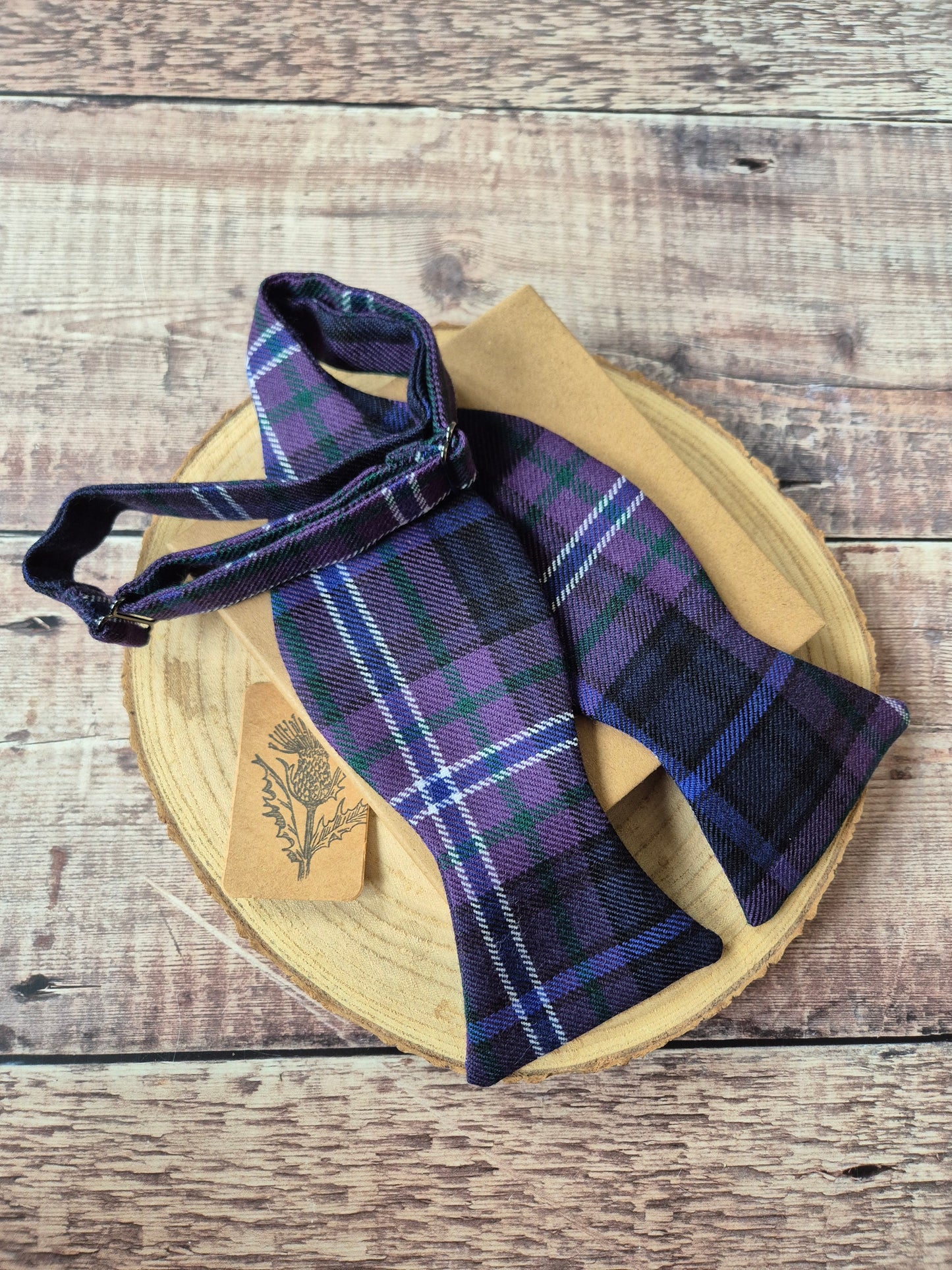 Scotland Forever Tartan Self-Tie Bowtie