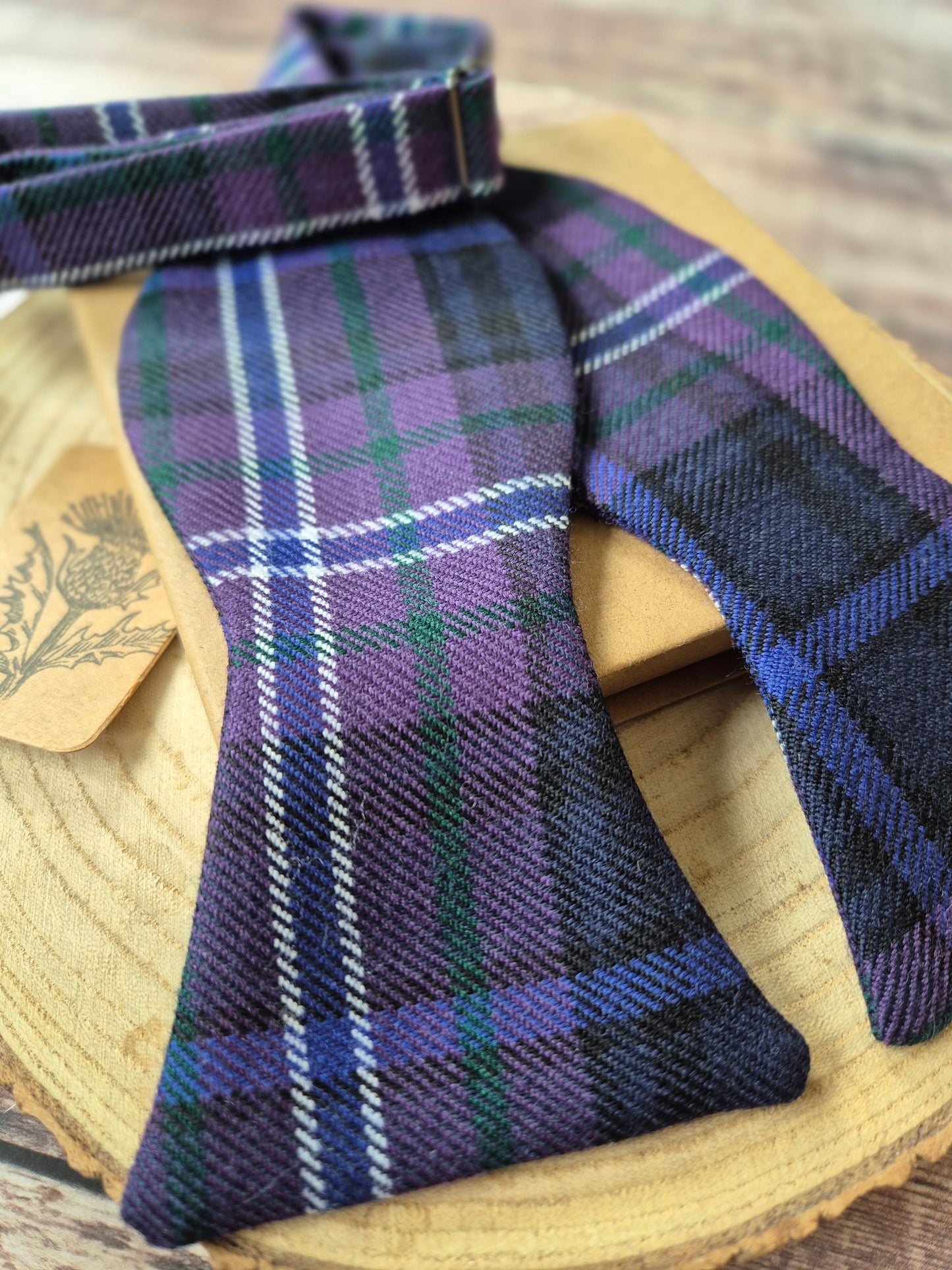 Scotland Forever Tartan Self-Tie Bowtie