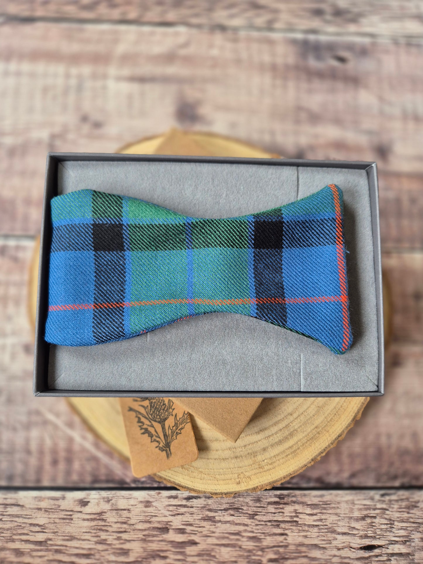 Flower Of Scotland Tartan Self-Tie Bowtie