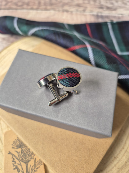 Mackenzie Tartan Cufflinks