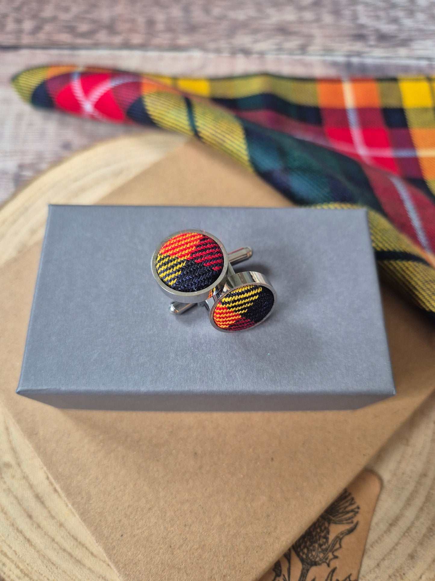 Buchanan Tartan Cufflinks