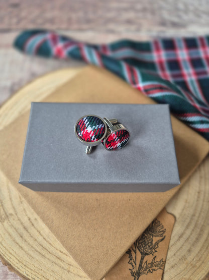 MacFarlane Tartan Cufflinks