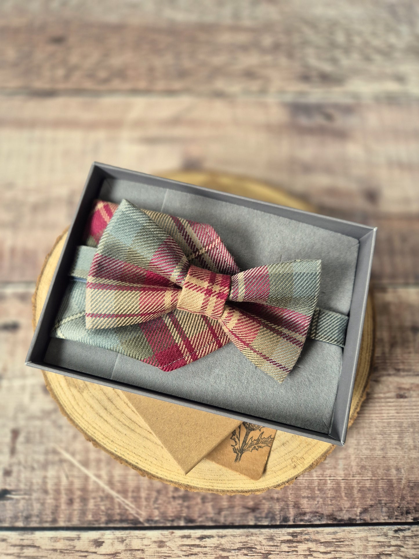 Auld Scotland Tartan Bow Tie