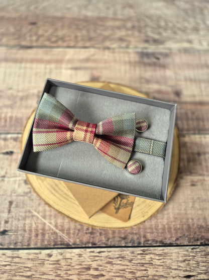 Auld Scotland Tartan Bow Tie
